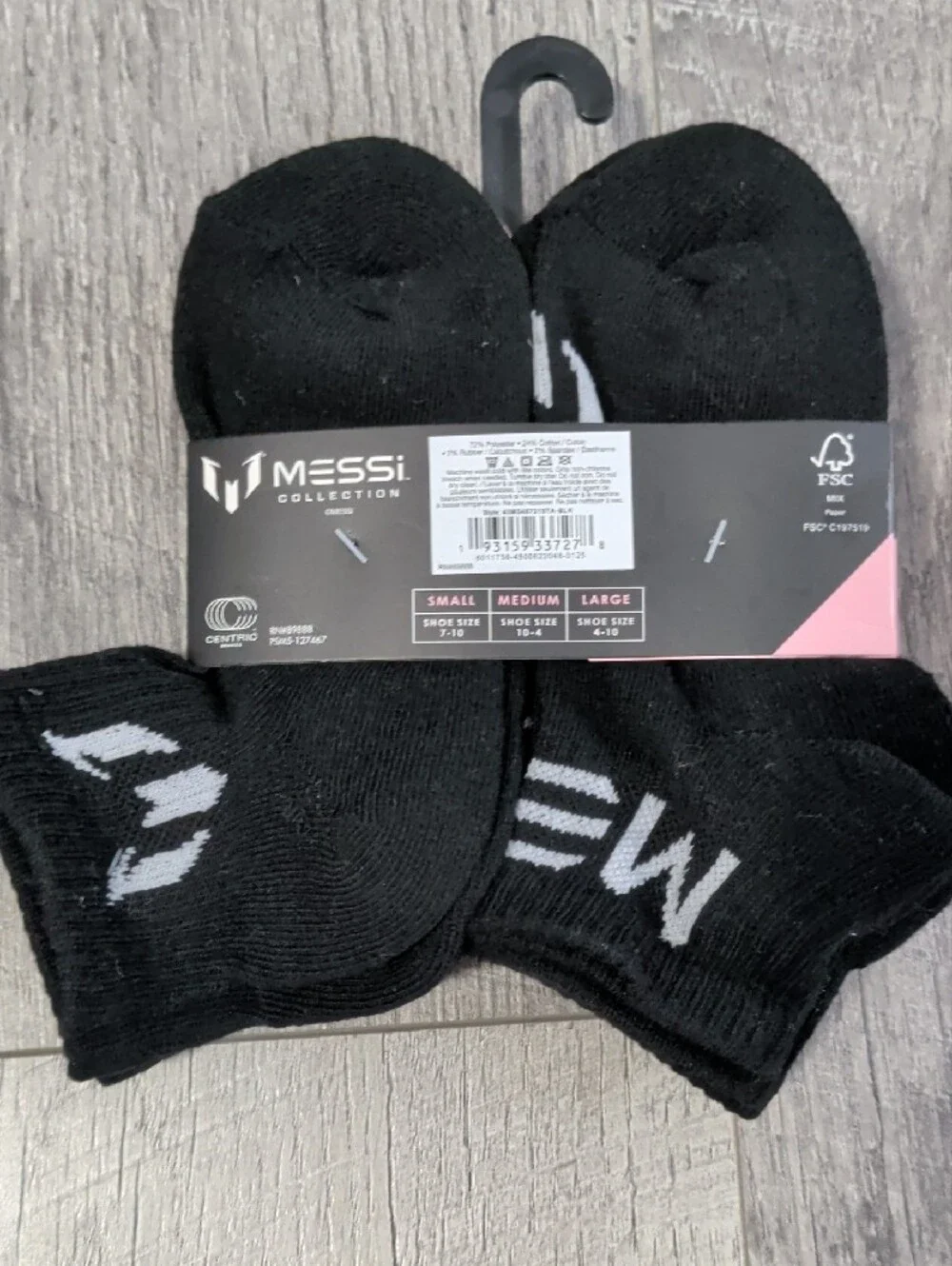 Messi Kids Lifestyle Ankle Socks, Set Of 2 6-packs, Shoe Size 7-10